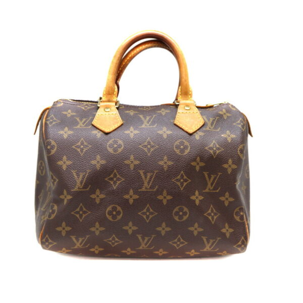 a23 3690 1 Louis Vuitton Speedy 25 Handbag Monogram Canvas Brown