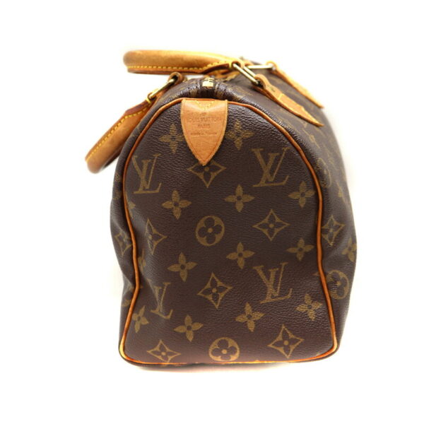 a23 3690 4 Louis Vuitton Speedy 25 Handbag Monogram Canvas Brown