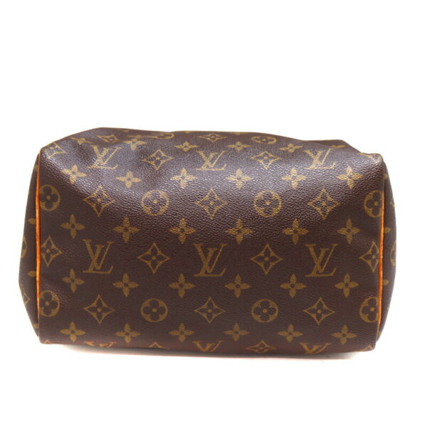 a23 3690 5 Louis Vuitton Speedy 25 Handbag Monogram Canvas Brown