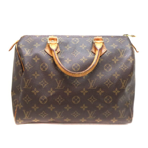 a23 3732 1 Louis Vuitton Speedy 30 Handbag Monogram Canvas Brown