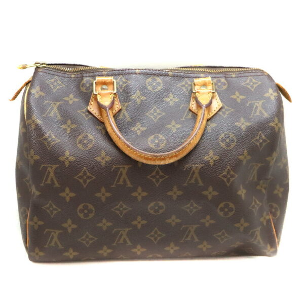 a23 3732 2 Louis Vuitton Speedy 30 Handbag Monogram Canvas Brown