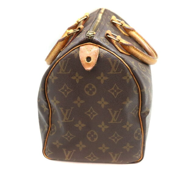 a23 3732 3 Louis Vuitton Speedy 30 Handbag Monogram Canvas Brown