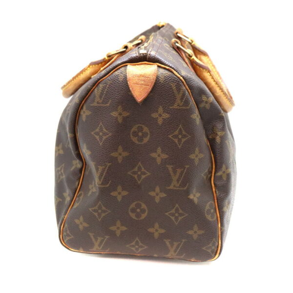 a23 3732 4 Louis Vuitton Speedy 30 Handbag Monogram Canvas Brown