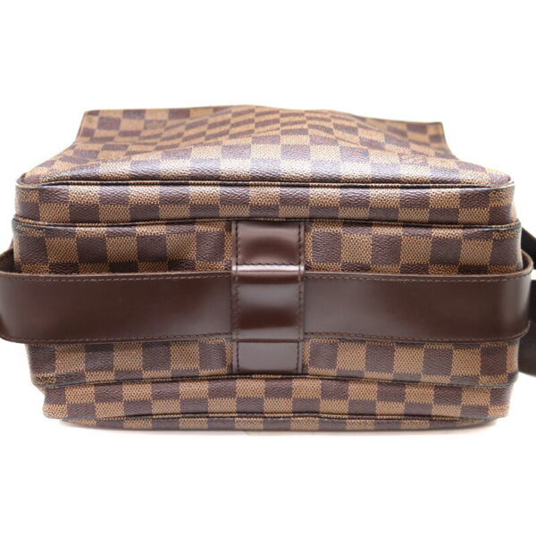 a23 3753 5 Louis Vuitton Naviglio Shoulder Bag Damier Canvas Ebene Brown