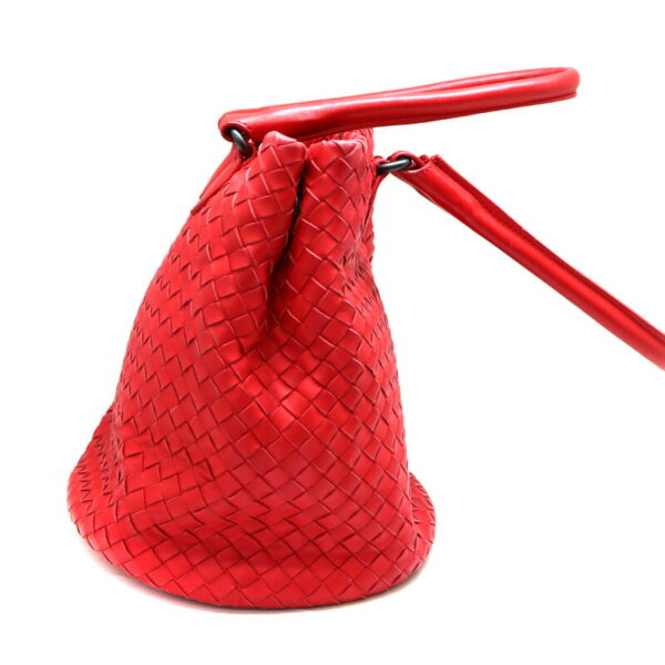 a23 3766 3 Bottega Veneta Handbag Leather Red