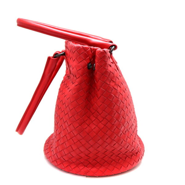 a23 3766 4 Bottega Veneta Handbag Leather Red