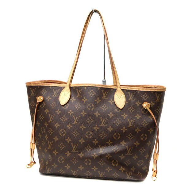 a23 3880 2 Louis Vuitton Neverfull MM Tote Bag Monogram Canvas Brown