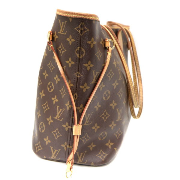 a23 3880 4 Louis Vuitton Neverfull MM Tote Bag Monogram Canvas Brown