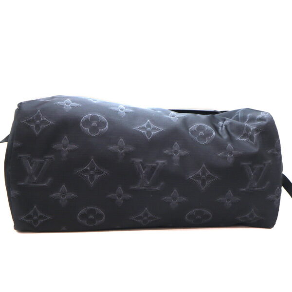 a23 3999 5 Louis Vuitton Keepall Bandouliere Reversible 50 Nylon Black