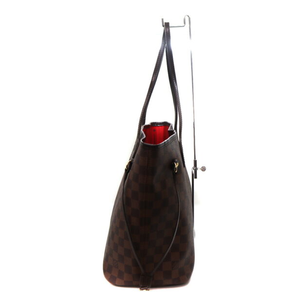 a23 4000 4 Louis Vuitton Neverfull MM Tote Bag Damier Ebene Brown