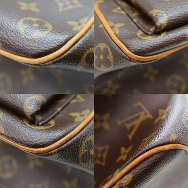 a23 4103 6 Louis Vuitton Multiple Cite Shoulder Bag Monogram Canvas Brown