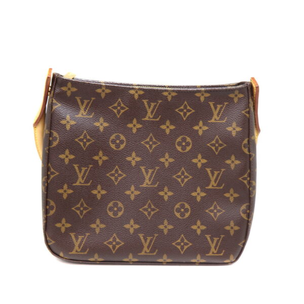 a23 4154 2 Louis Vuitton Looping MM Handbag Monogram Canvas Brown