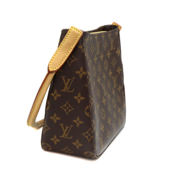 a23 4154 3 Louis Vuitton Looping MM Handbag Monogram Canvas Brown