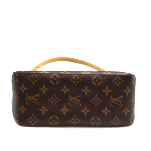 a23 4154 5 Louis Vuitton Looping MM Handbag Monogram Canvas Brown