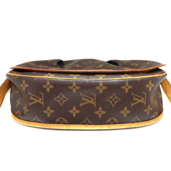 a23 4316 5 Louis Vuitton Menilmontant PM Shoulder Bag Monogram Canvas Brown