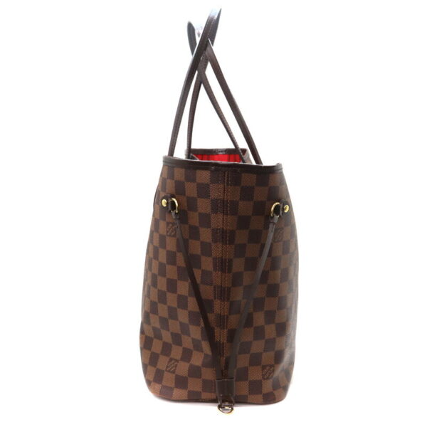 a23 4474 4 Louis Vuitton Neverfull MM Tote Bag Damier Canvas Brown