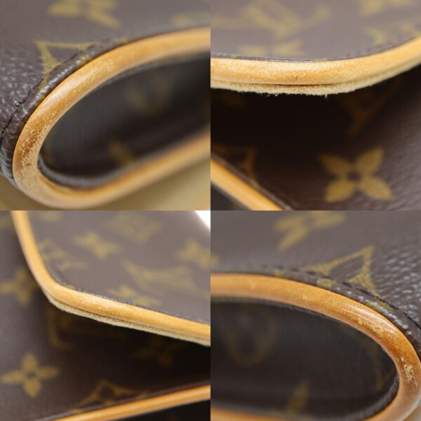 a23 4477 6 Louis Vuitton Pochette Twin GM Shoulder Bag Monogram Canvas Brown