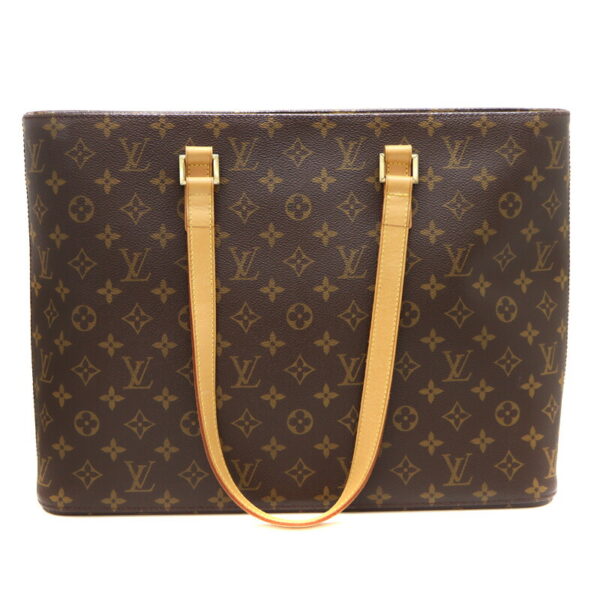 a23 4478 1 Louis Vuitton Luco Tote Bag Monogram Canvas Brown