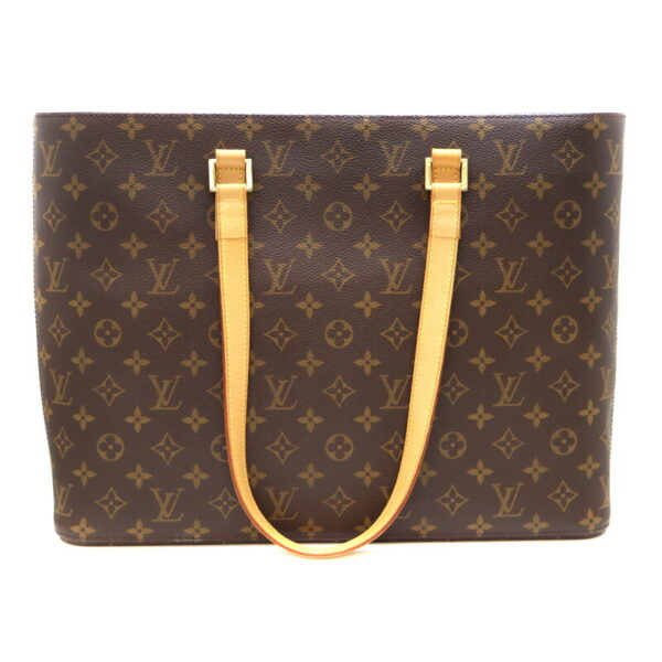 a23 4478 2 Louis Vuitton Luco Tote Bag Monogram Canvas Brown