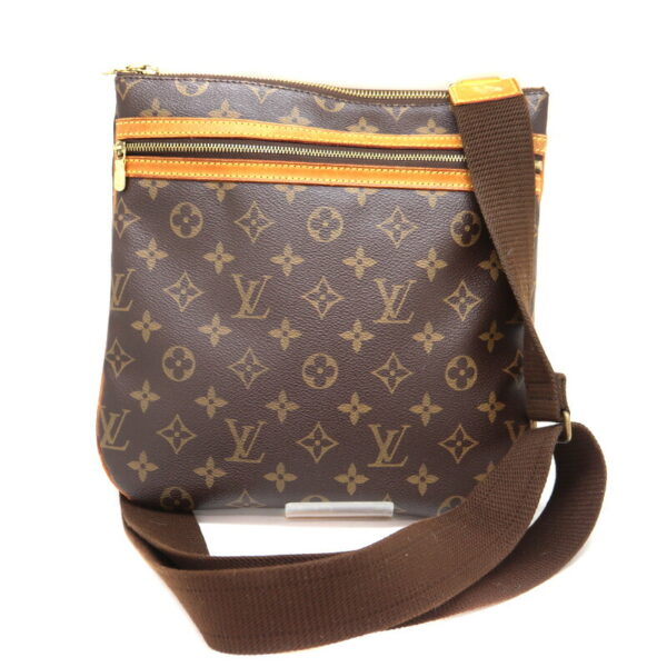 a23 4509 1 Louis Vuitton Pochette Bosphore Shoulder Bag Monogram Canvas Brown