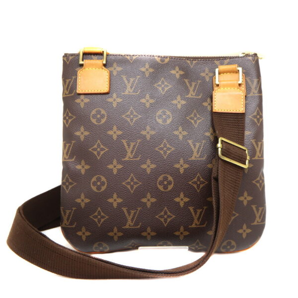 a23 4509 2 Louis Vuitton Pochette Bosphore Shoulder Bag Monogram Canvas Brown