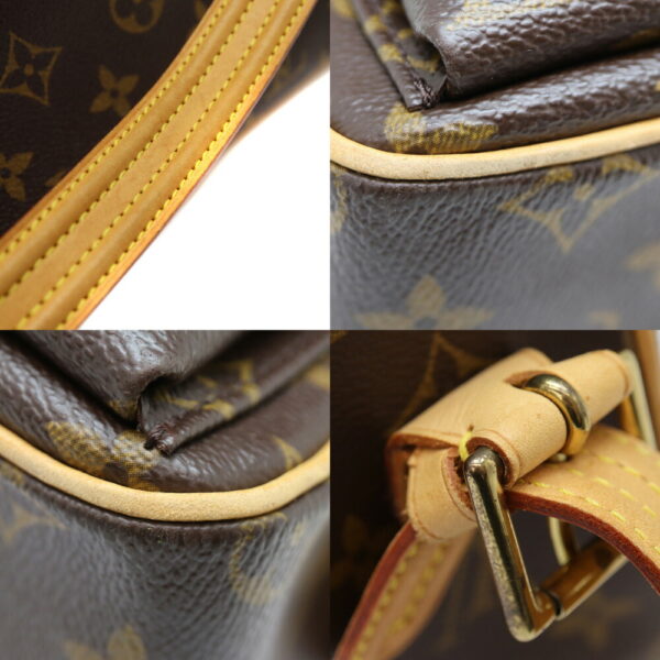 a23 462 6 Louis Vuitton Viva Cite MM Shoulder Bag Monogram Canvas Brown