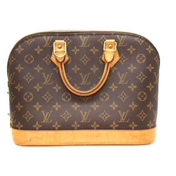 a23 4646 1 Louis Vuitton Alma Handbag Monogram Canvas Brown