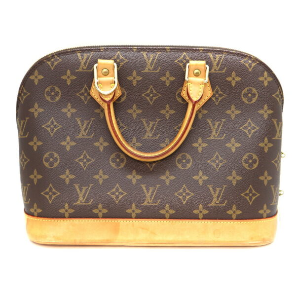 a23 4646 2 Louis Vuitton Alma Handbag Monogram Canvas Brown