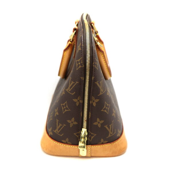 a23 4646 4 Louis Vuitton Alma Handbag Monogram Canvas Brown