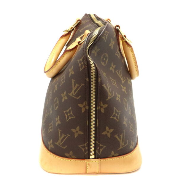 a23 4704 4 Louis Vuitton Alma Handbag Monogram Canvas Brown