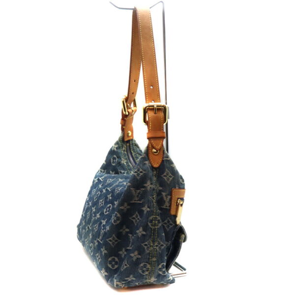 a23 4749 4 Louis Vuitton Baggy PM Shoulder Bag Monogram Denim Blue