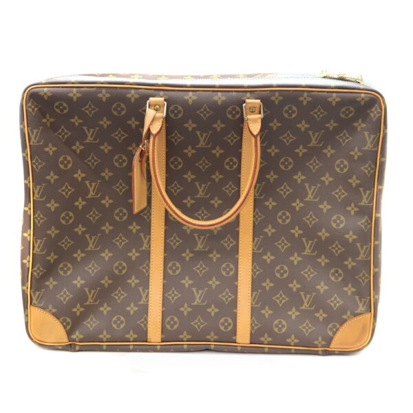 a23 476 1 Louis Vuitton Sirius 50 Handbag Monogram Canvas Brown