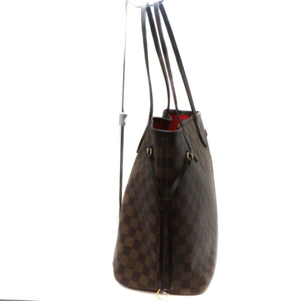 a23 4887 3 Louis Vuitton Neverfull MM Tote Bag Damier Canvas Brown