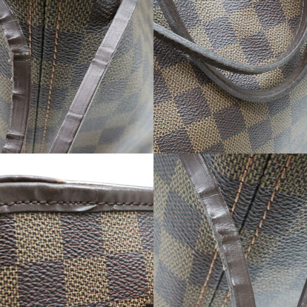 a23 4887 8 Louis Vuitton Neverfull MM Tote Bag Damier Canvas Brown