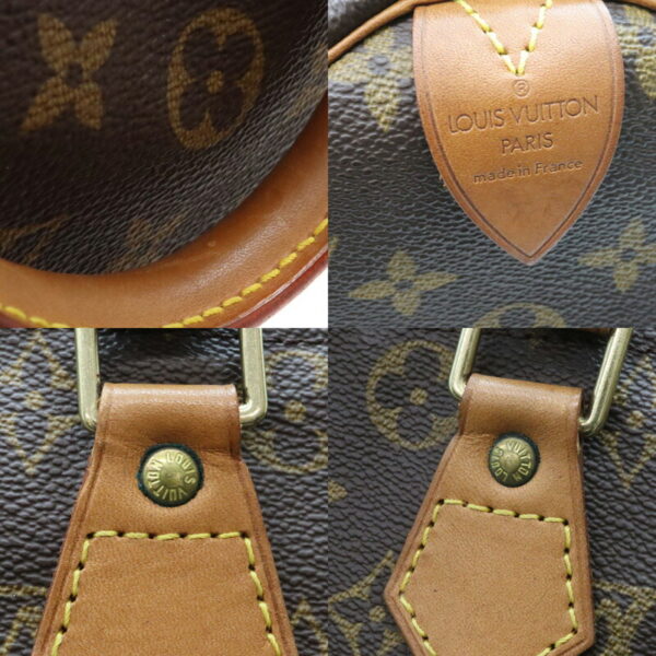 a23 4988 7 Louis Vuitton Speedy 30 Bag Monogram Canvas