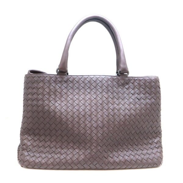 a23 5 2 Bottega Veneta Tote Bag Leather Brown