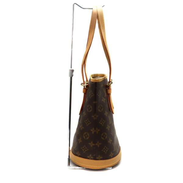 a23 5291 3 Louis Vuitton Bucket PM Handbag Monogram Canvas Brown