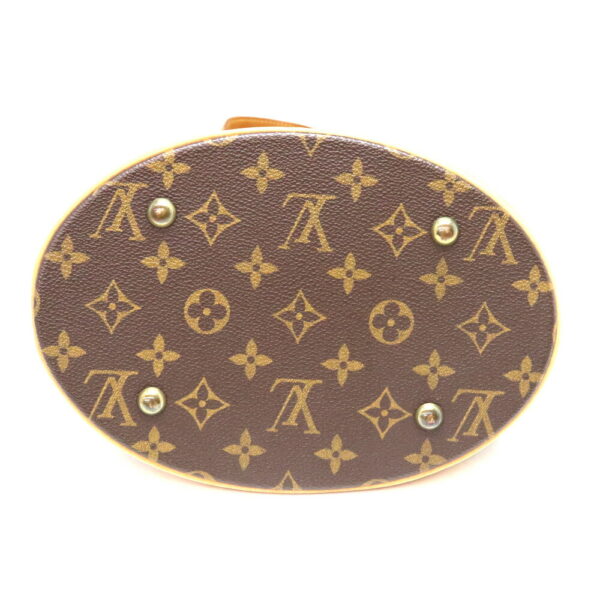 a23 5291 5 Louis Vuitton Bucket PM Handbag Monogram Canvas Brown