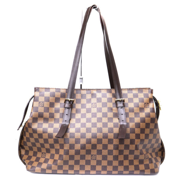 a23 5472 1 Louis Vuitton Chelsea Shoulder Bag Damier Canvas Brown