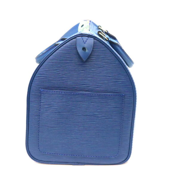 a23 5619 3 Louis Vuitton Speedy 35 Handbag Blue