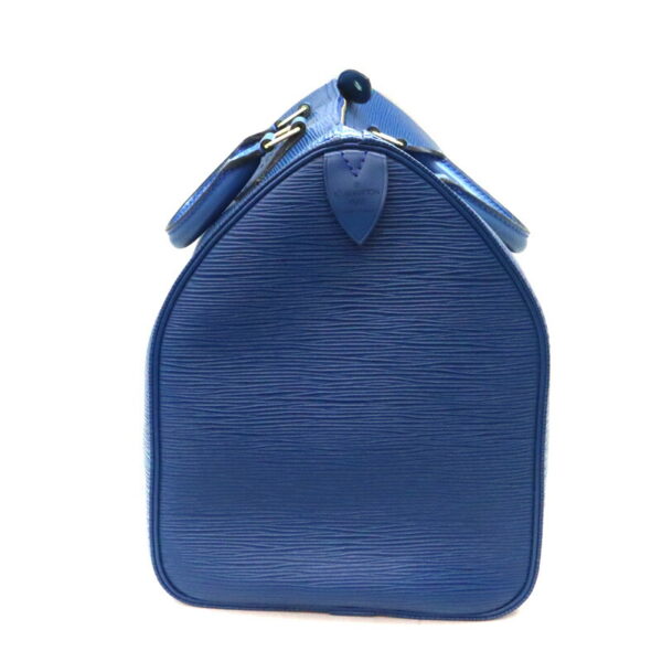 a23 5619 4 Louis Vuitton Speedy 35 Handbag Blue