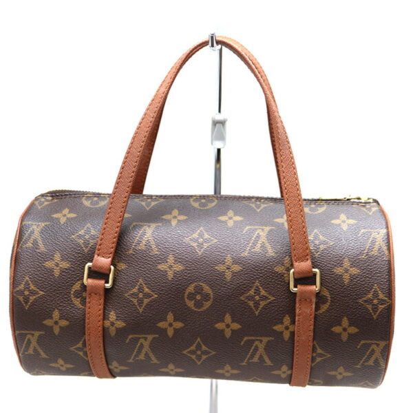 a23 6012 2 Louis Vuitton Papillon 26 Handbag Monogram Canvas Brown