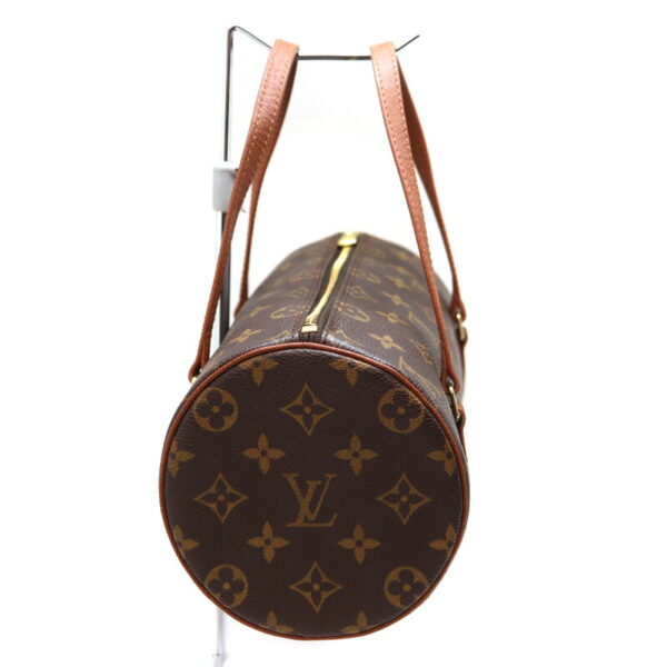 a23 6012 3 Louis Vuitton Papillon 26 Handbag Monogram Canvas Brown