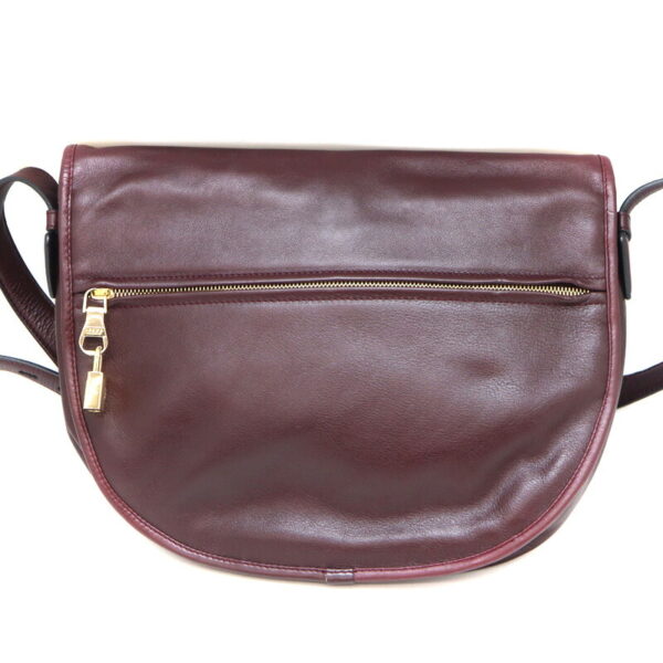 a23 614 2 Loewe Heritage Shoulder Bag Wine Red