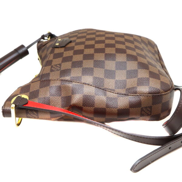 a23 624 4 Louis Vuitton South Bank Shoulder Bag Damier Canvas Ebene Brown