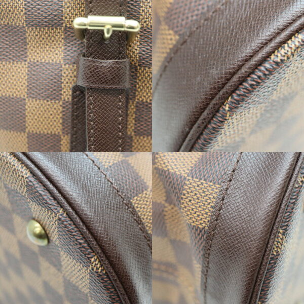 a23 6312 6 Louis Vuitton Male Handbag Damier Canvas Ebene Brown