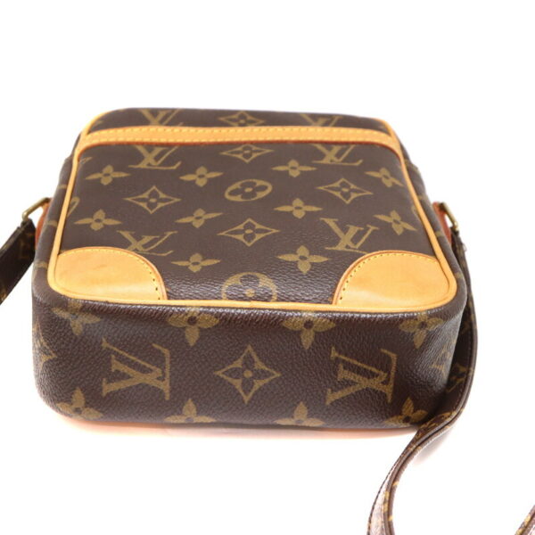 a23 645 5 Louis Vuitton Danube Shoulder Bag Monogram Canvas Brown