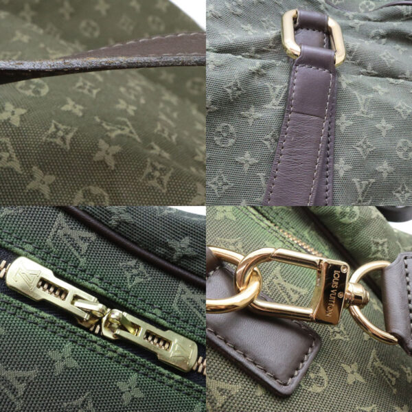 a23 6540 7 Louis Vuitton Claudine Handbag Monogram Mini Khaki