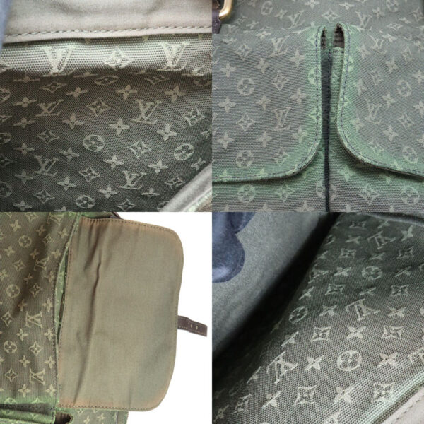 a23 6540 8 Louis Vuitton Claudine Handbag Monogram Mini Khaki