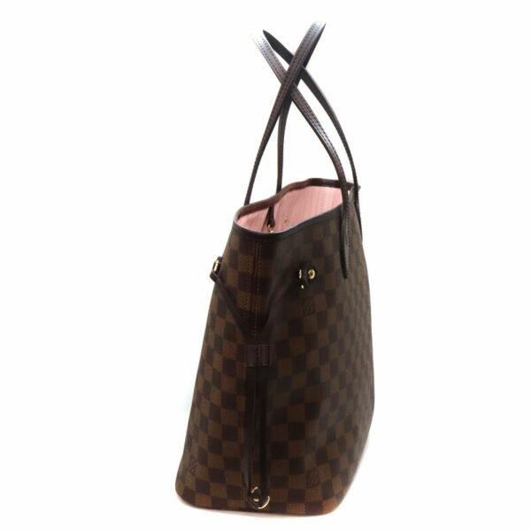 a23 6570 4 Louis Vuitton Neverfull Shoulder Bag Damier Canvas Brown